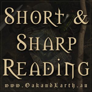 short and sharp reading, tarot australia, australian witchcraft supplies, adelaide witchcraft shop, folk herbalism australia, australian psychics, pagan supplies, tarot supplies, wicca supplies
