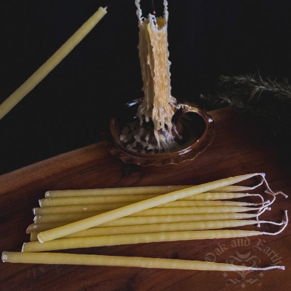 Beeswax Blend Lighter Candles, australian beeswax candle, spell candles, witch candles, australian witchcraft supplies, adelaide witchcraft shop, folk herbalism australia, australian herbalism, pagan supplies, herbal supplies, wicca supplies