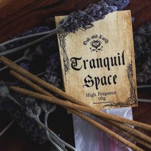 Tranquil Space Incense, pagan incense, witchcraft incense, ritual incense, australian witchcraft supplies, adelaide witchcraft shop, folk herbalism australia, australian herbalism, pagan supplies, herbal supplies, wicca supplies, natural incense