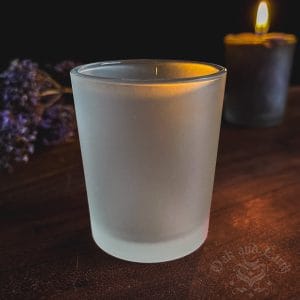 Frosted Votive Candle Holder