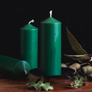 green altar candle, spell candles, witch candles, australian witchcraft supplies, adelaide witchcraft shop, folk herbalism australia, australian herbalism, pagan supplies, herbal supplies, wicca supplies