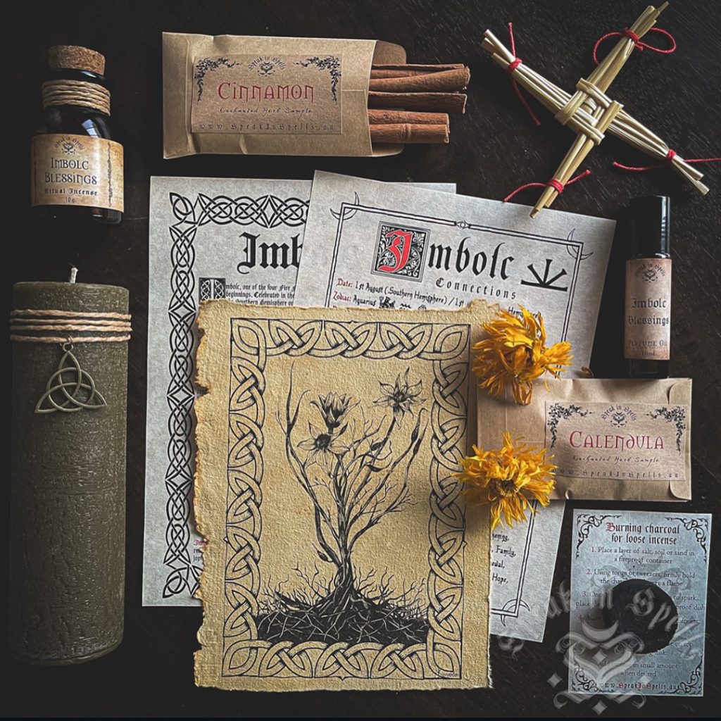 imbolc ritual set australia, australian witchcraft supplies, adelaide witchcraft store, pagan supplies australia, wicca supplies australia, witch gathering australia