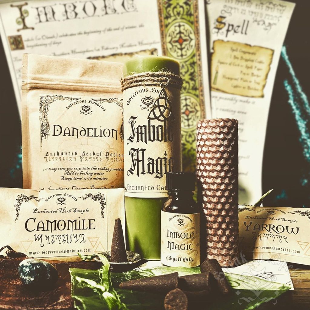 imbolc subscription box, australian witchcraft supplies, adelaide witchcraft store, pagan supplies australia, wicca supplies australia