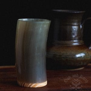 Polished Horn Cup, viking supplies australia, pagan supplies australia, australian witchcraft supplies, adelaide witchcraft shop, folk herbalism australia, australian herbalism, pagan supplies, herbal supplies, wicca supplies