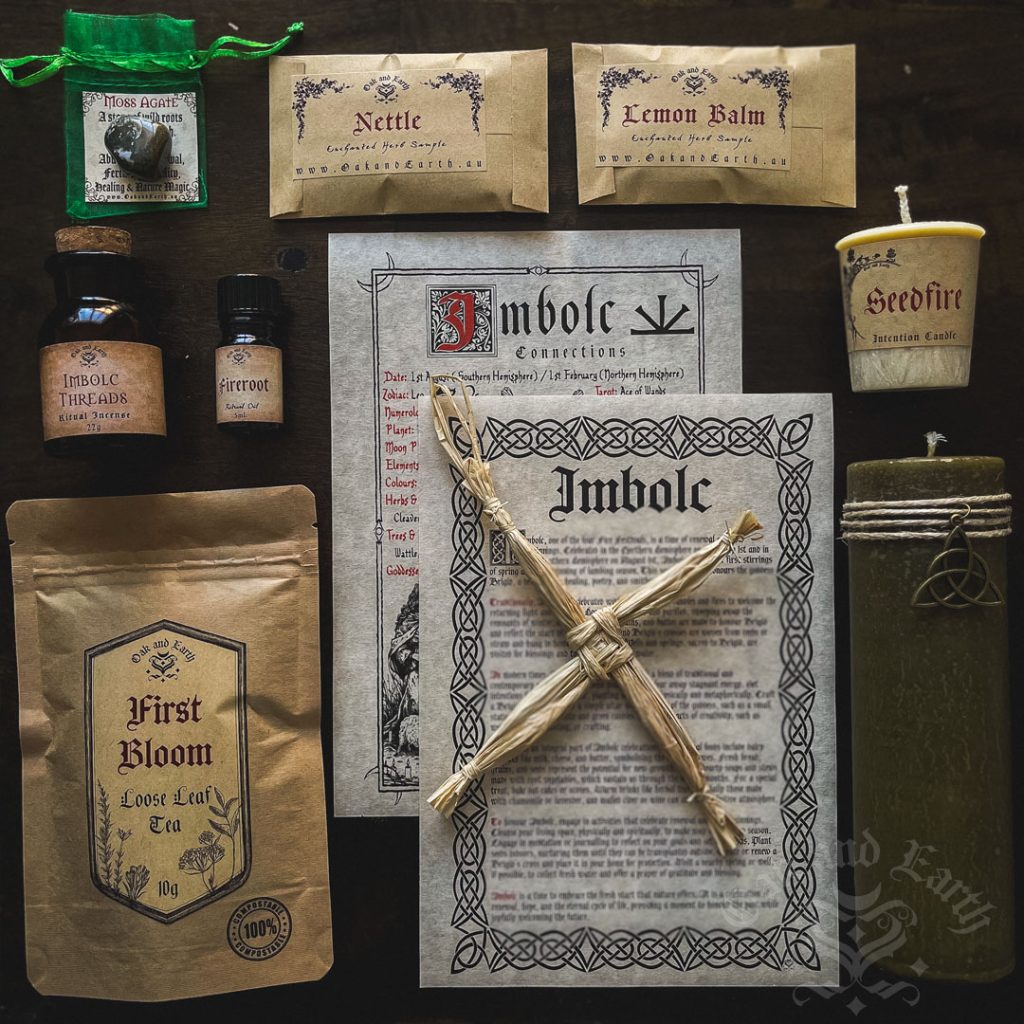 imbolc Subscription box, australian witchcraft supplies, adelaide witchcraft store, adelaide witch gathering